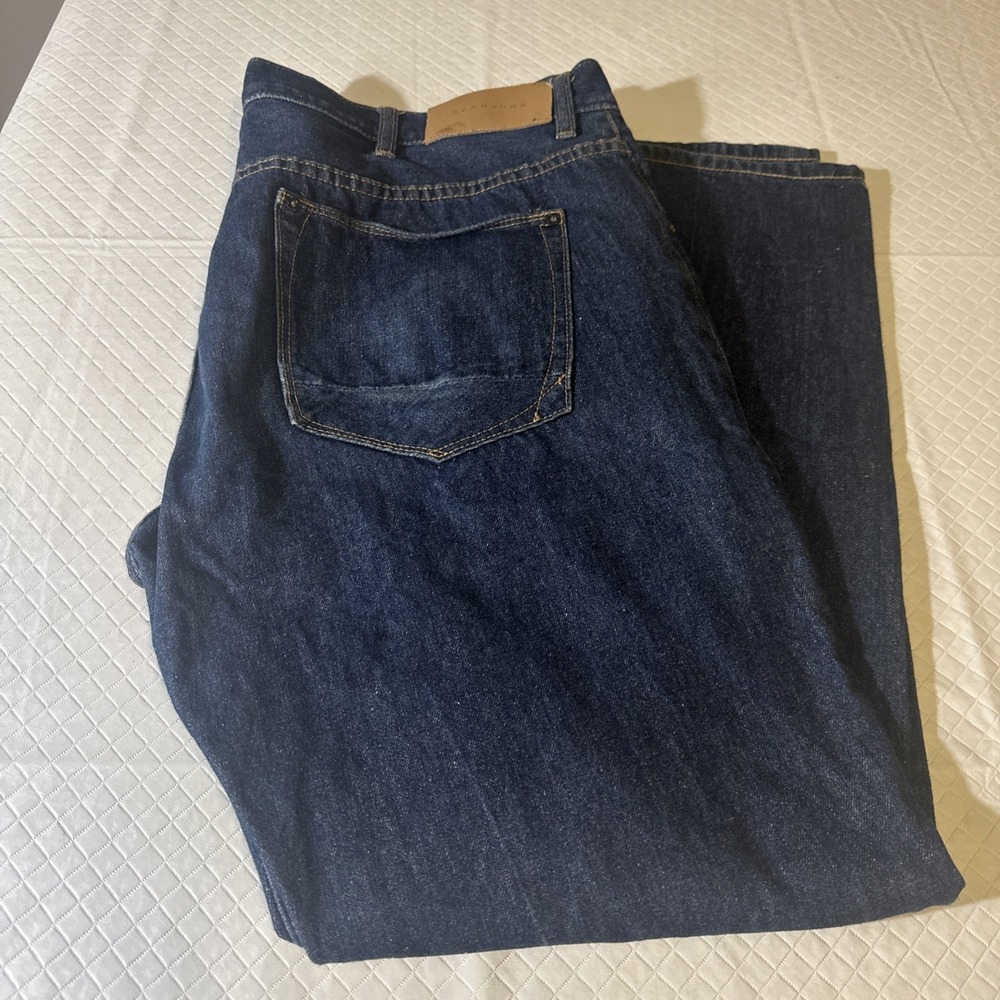 Sean John Jeans Mens 40x34 Blue Dark Wash Cotton‎ Marcus Straight Denim